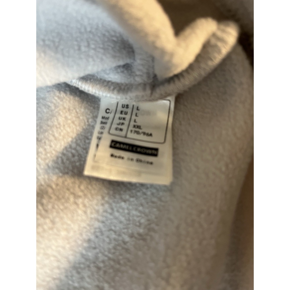Camel Crown Jacket‎ Womens Large Gray Fleece Full Zip Active Casual Outdoor - Picture 5 of 7